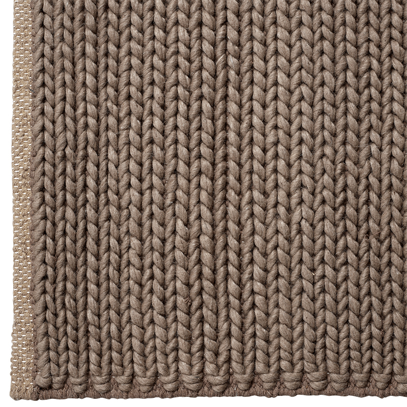 Tapis BRAID 140x200 Gris chaud