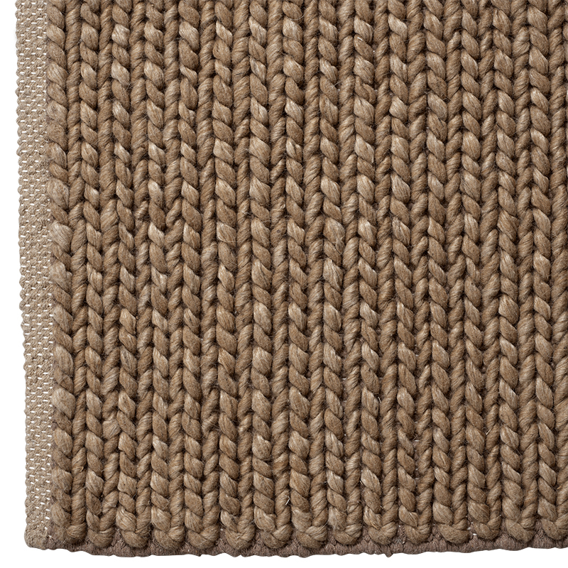 Tapis Tapis BRAID 140x200 Gris brun BOLIA