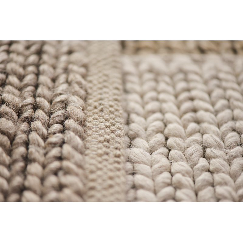 Tapis Tapis BRAID 140x200 Gris brun BOLIA