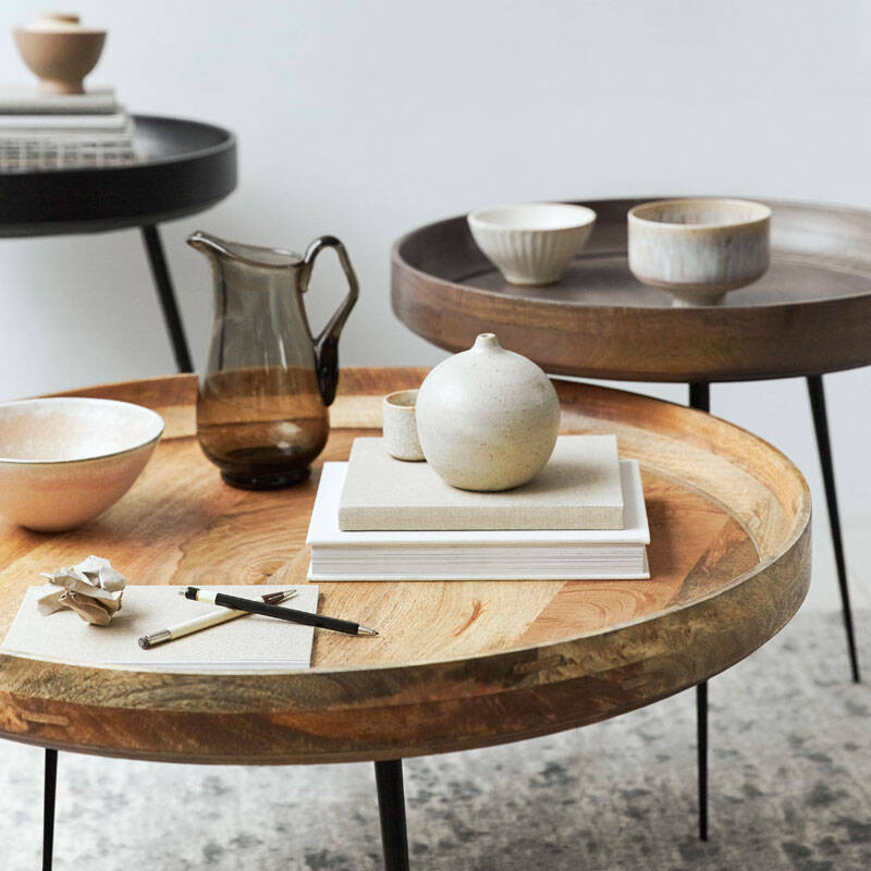 Table basse BOWL XLarge Sirka gris MATER