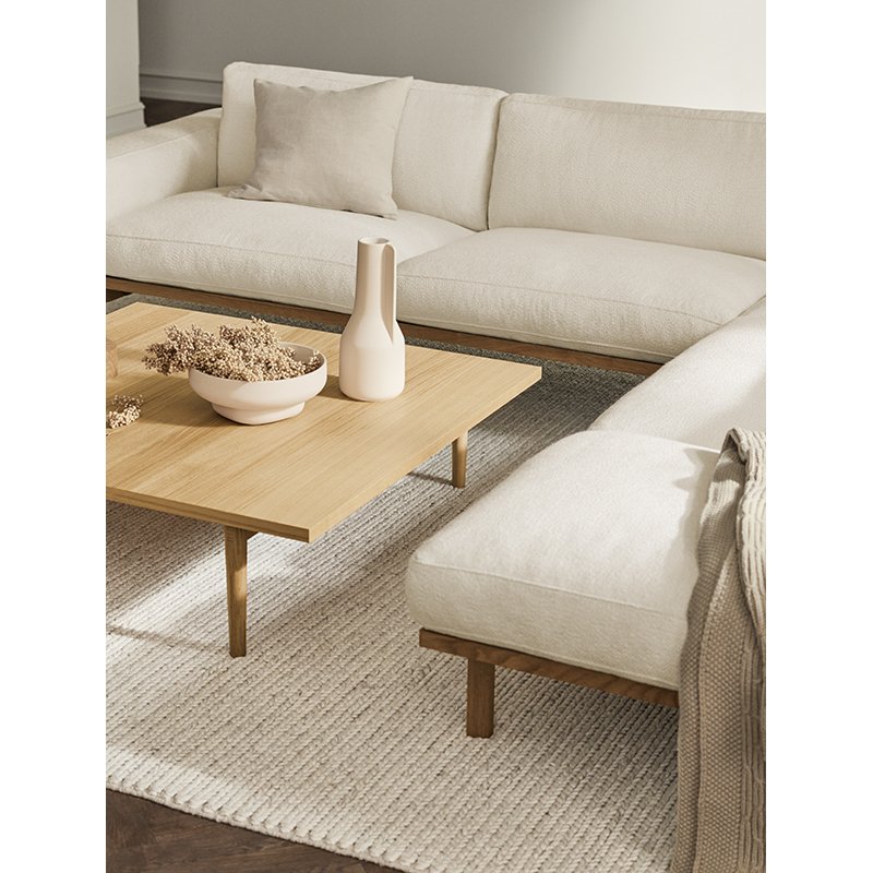 Tapis Tapis BRAID 200x300 Gris chaud BOLIA