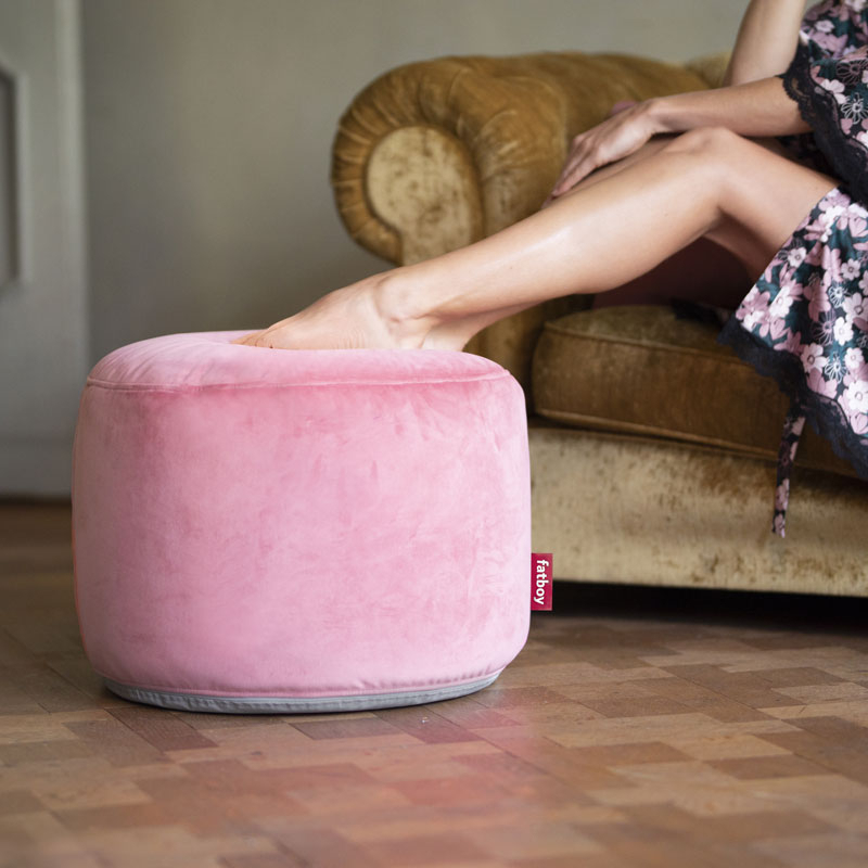 Pouf POINT VELVET Taupe FATBOY