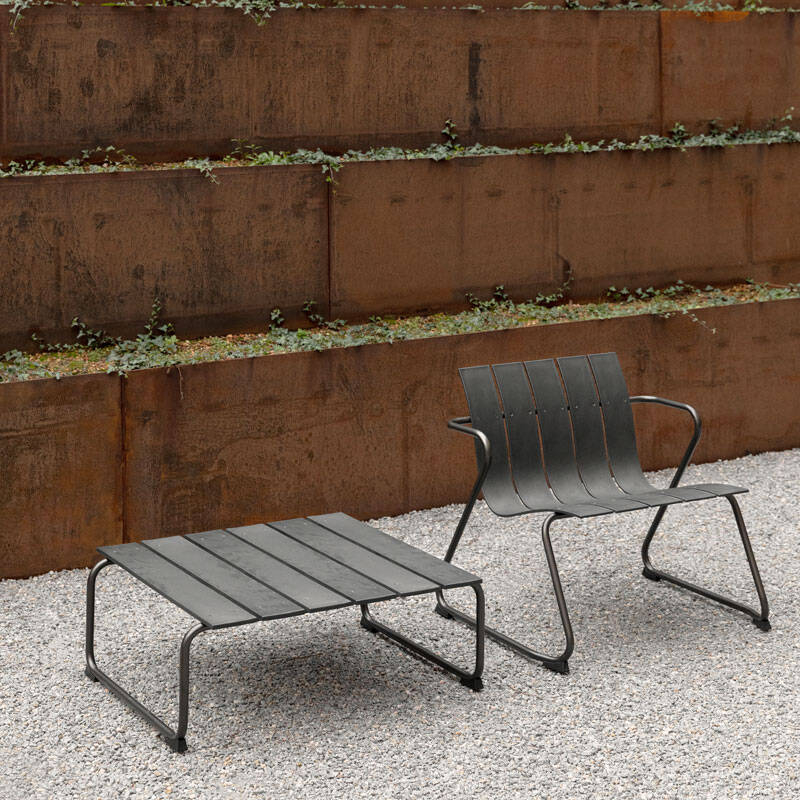 Fauteuil extérieur Fauteuil OCEAN Noir MATER