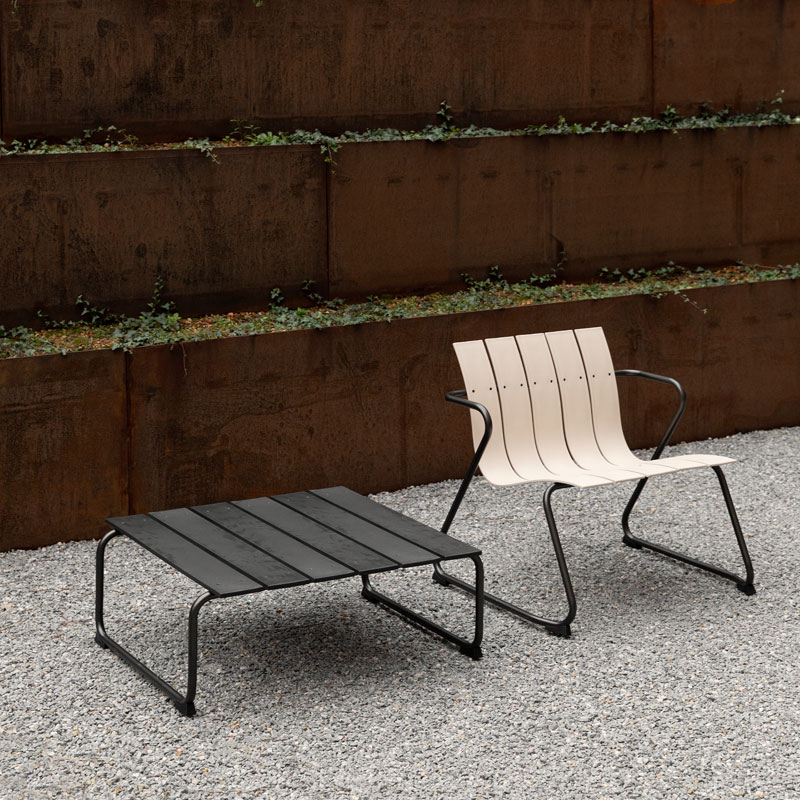 Table basse extérieur Table basse OCEAN Noir MATER