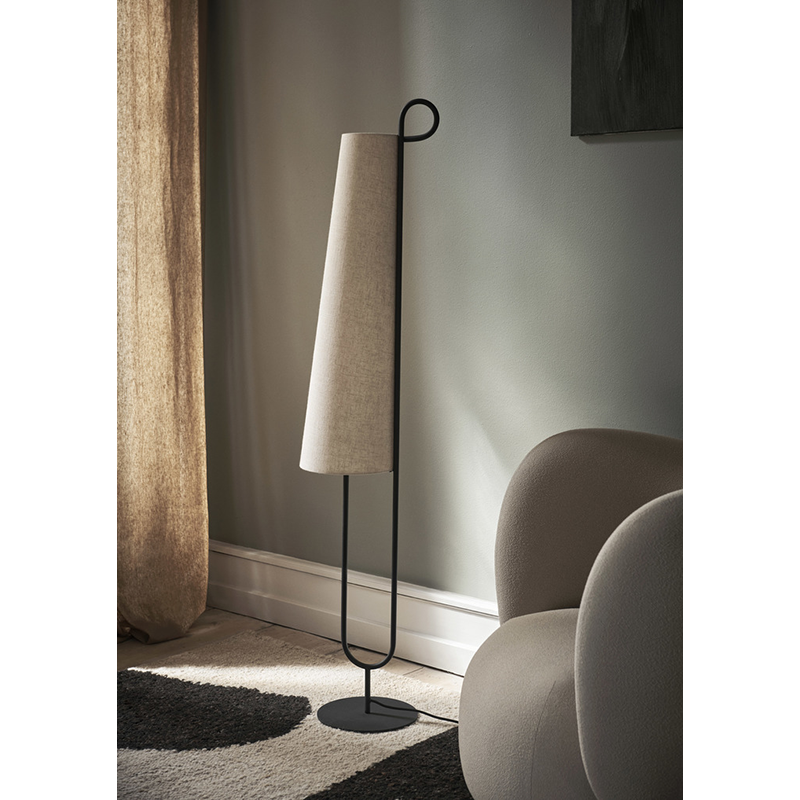 Lampadaire ANCORA Lin naturel  FERM LIVING