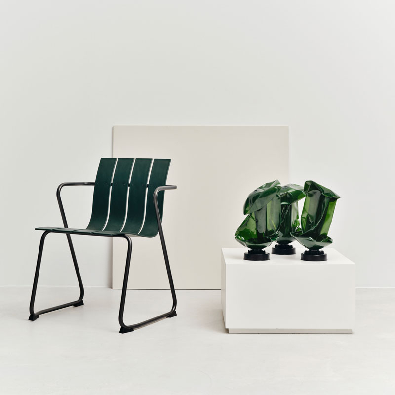 Table extérieur Table OCEAN OC2 2 personnes OC2 vert MATER