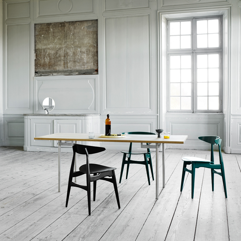 Chaise CH33T Hêtre noir CARL HANSEN