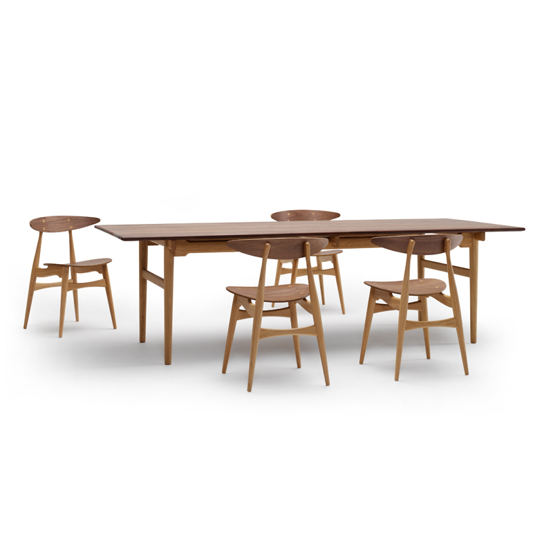 Chaise CH33T Chêne & noyer huilé CARL HANSEN