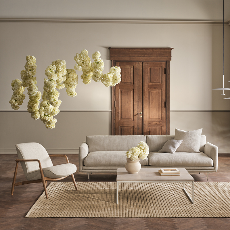 Fauteuil BOWIE Monza beige BOLIA