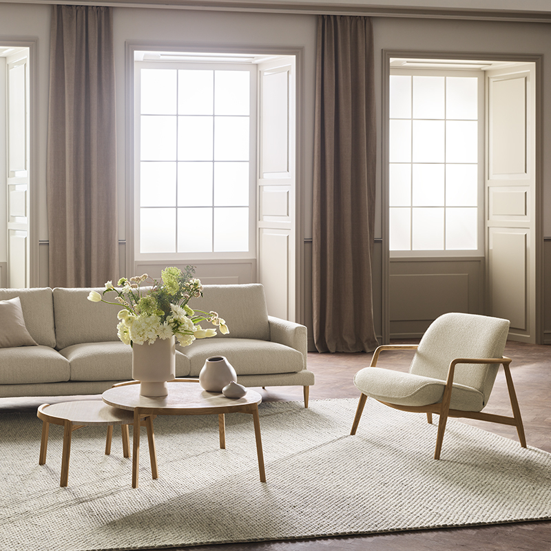 Fauteuil BOWIE Monza beige BOLIA