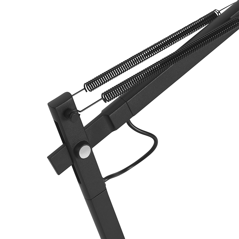 Lampe de bureau DEDICATE L2 base étau Noir MUUTO