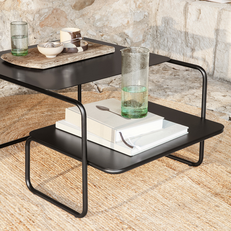 Table basse LEVEL Noir FERM LIVING