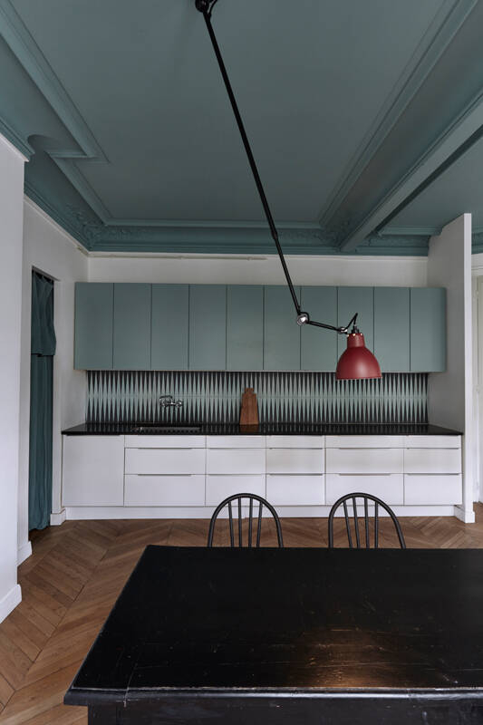 Plafonnier GRAS N°302 L Cuivre DCW EDITIONS