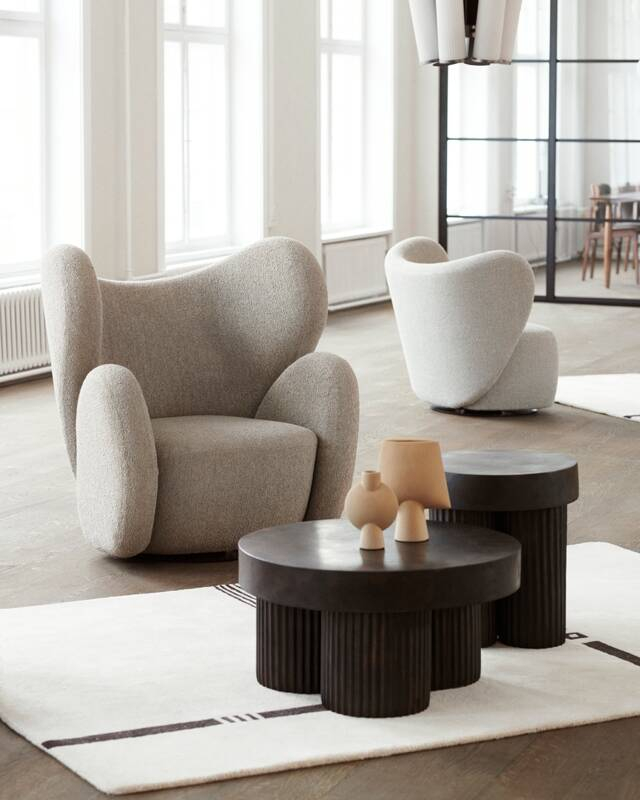Table d'appoint guéridon GEAR Tall Terre NORR11