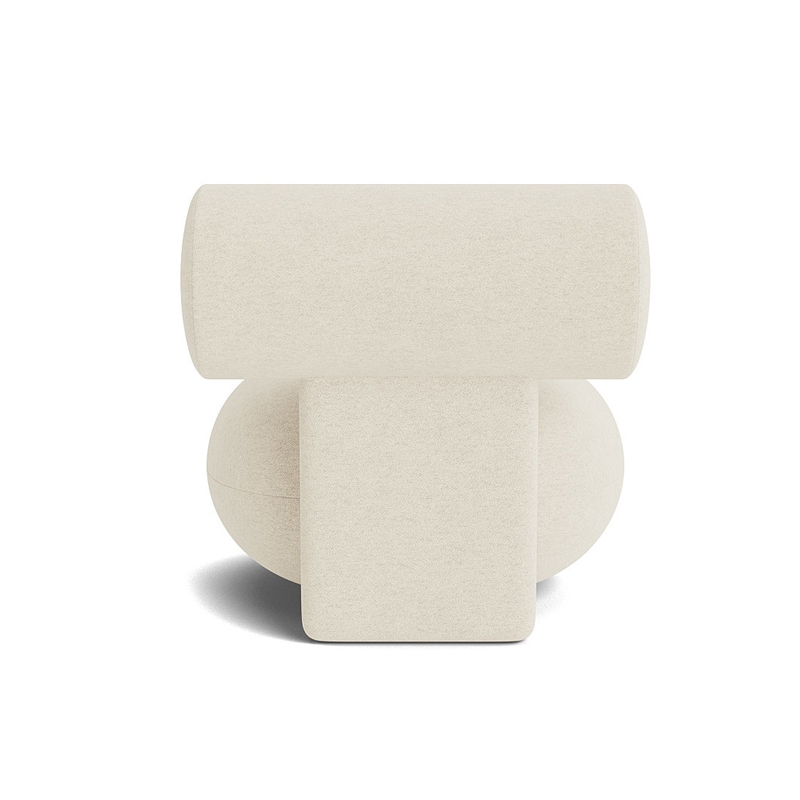 Fauteuil HIPPO entièrement tapissé Barnum Bouclé 24 NORR11