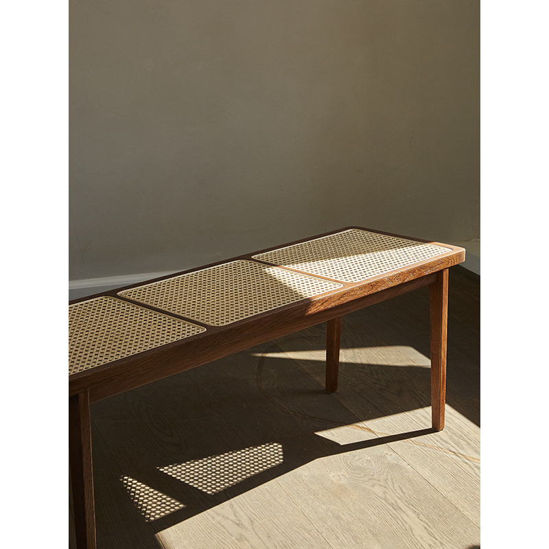 Banc LE ROI Chêne fumé foncé NORR11