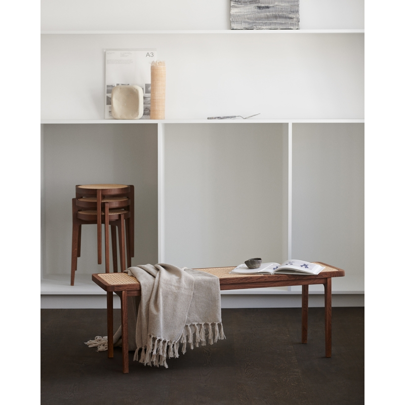 Banc LE ROI Chêne naturel NORR11