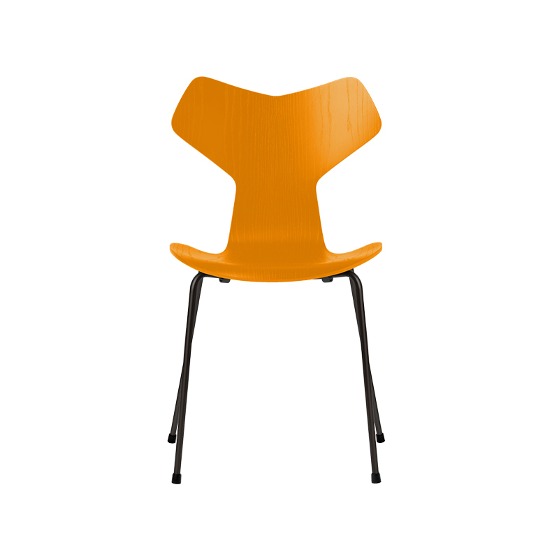 Chaise GRAND PRIX Jaune brulé FRITZ HANSEN