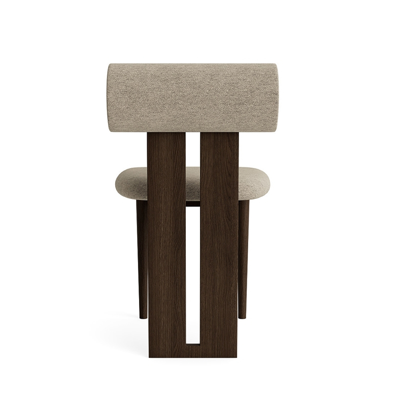 Chaise HIPPO Barnum Bouclé 03/ chêne fumé foncé NORR11