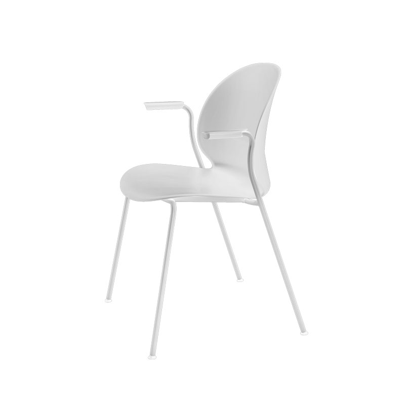 Chaise N02  RECYCLE avec accoudoirs Blanc cassé FRITZ HANSEN