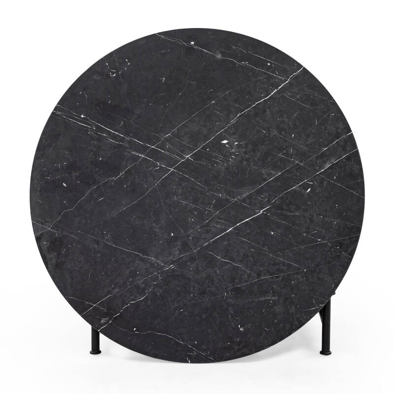 Table basse CIRCLE Marbre noir/ noir WENDELBO
