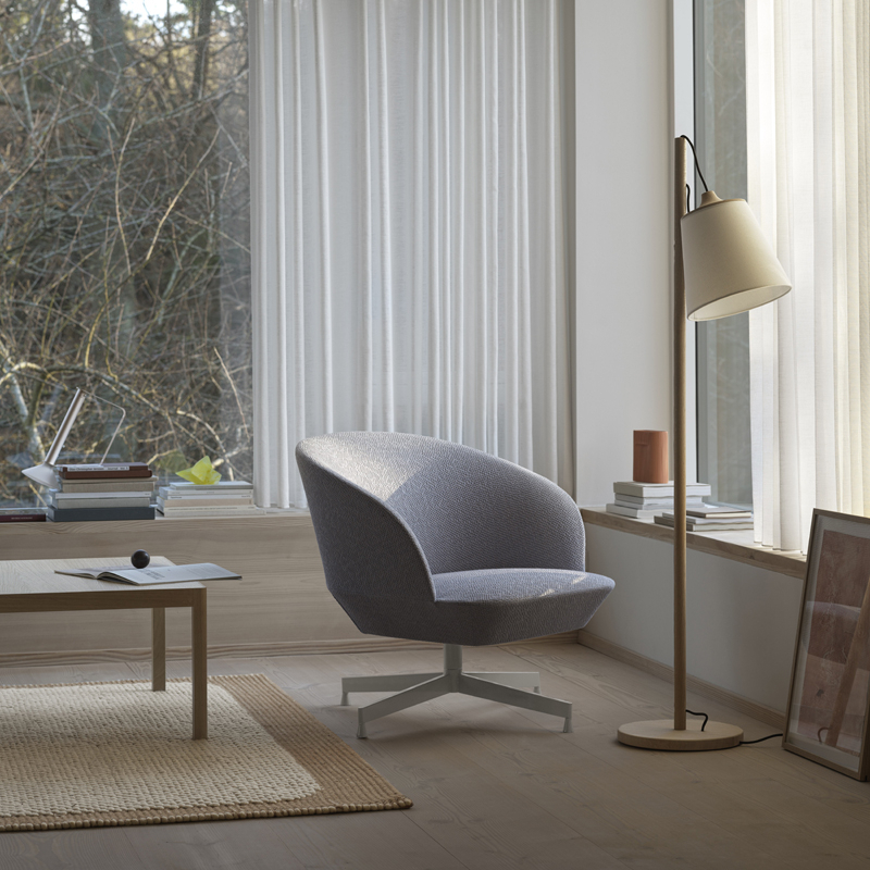 OSLO LOUNGE swivel Vidar 146/ grey
