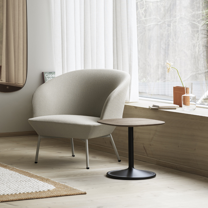 Fauteuil OSLO LOUNGE Vidar 146/ gris MUUTO