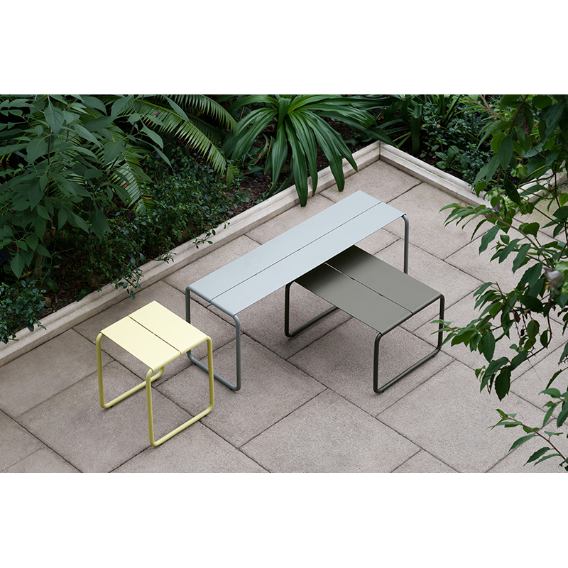 Banc extérieur Banc SINE Gris NINE