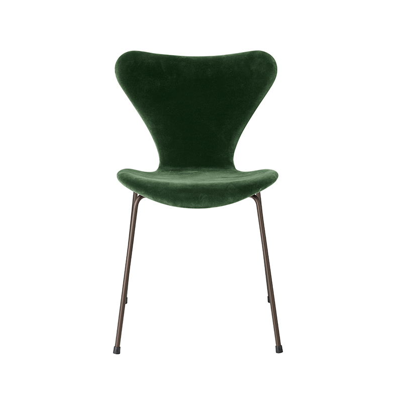 Chaise SERIE 7 VELVET EDITION Vert forêt FRITZ HANSEN