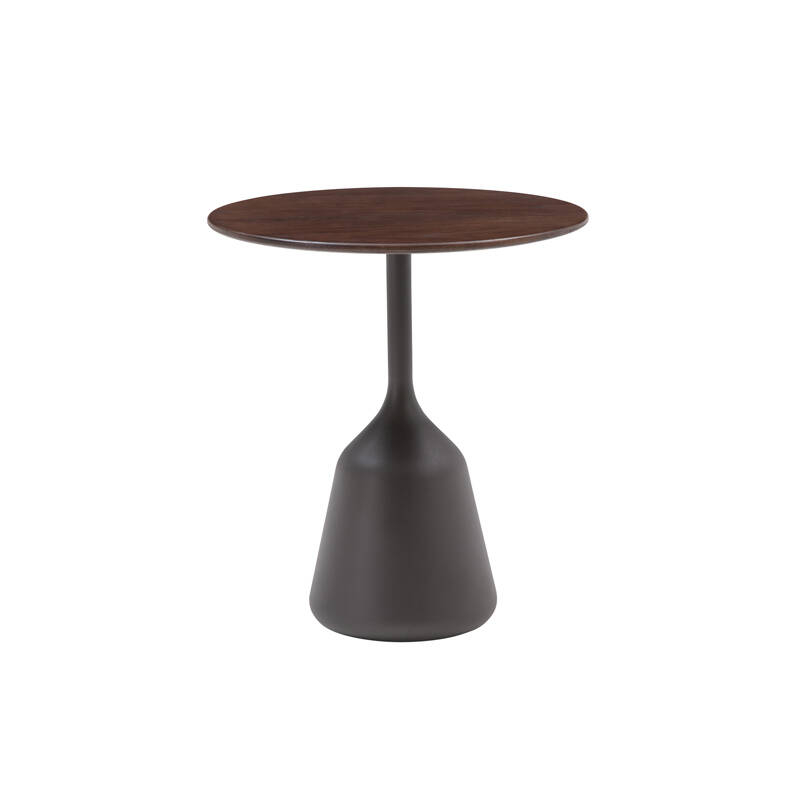 Table d'appoint guéridon COIN HIGH Chêne marron foncé/ marron foncé WENDELBO