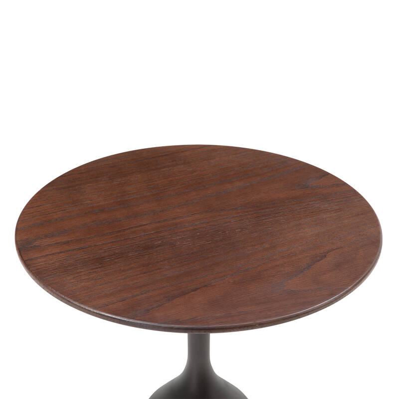Table d'appoint guéridon COIN HIGH Chêne marron foncé/ marron foncé WENDELBO