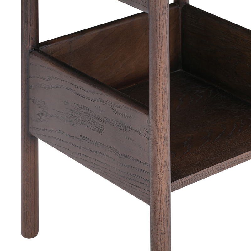 Table d'appoint guéridon COLLECT ROUND Marbre Emperador marron WENDELBO