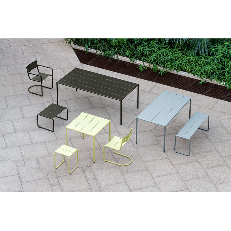 Chaise extérieur Petit fauteuil SINE Vert foncé NINE