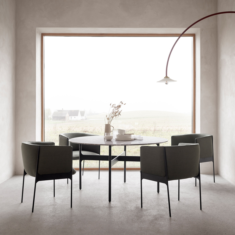 Table FLOEMA Marbre Marquina noir WENDELBO