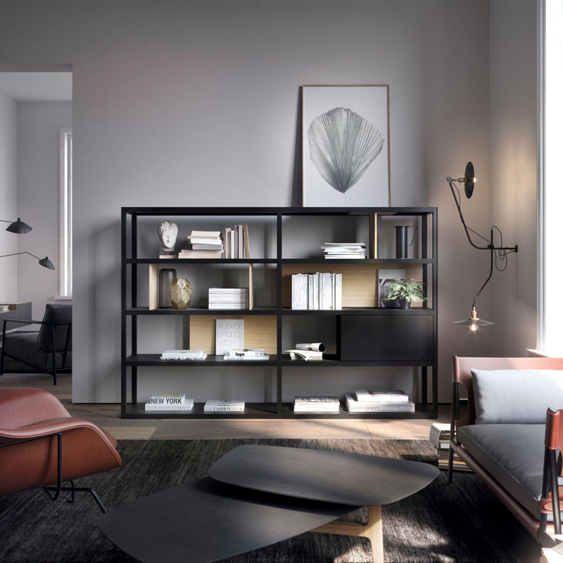 KAI L 230 x H 156 Dark oak/ light oak