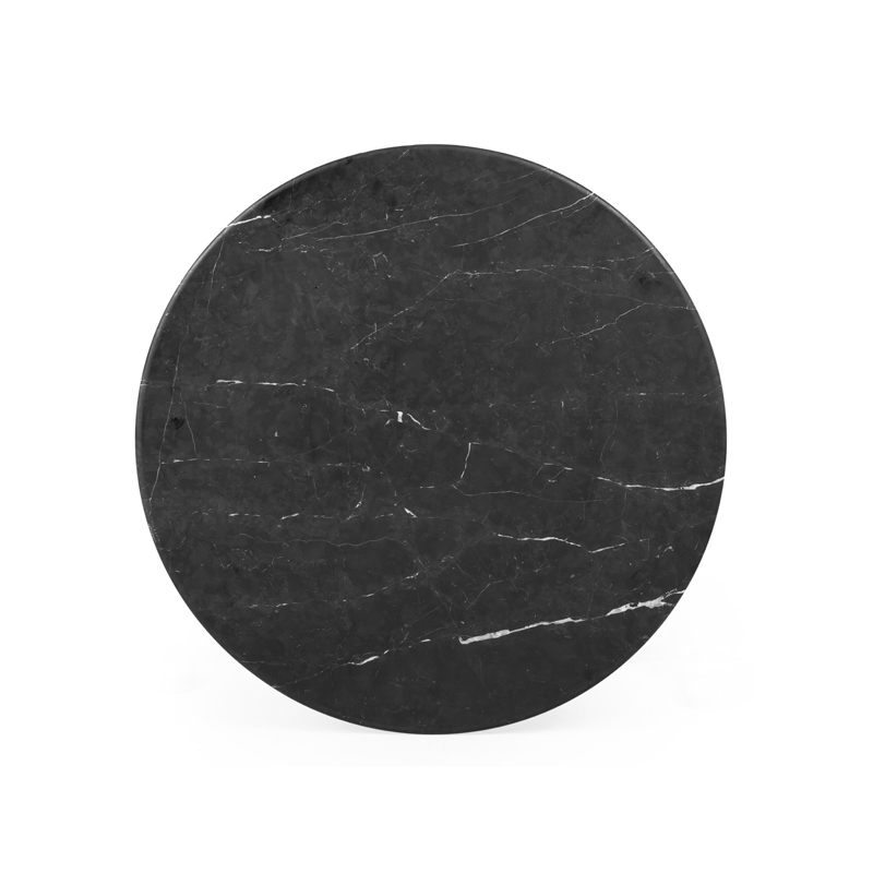 Table basse FLOEMA Large Marbre Marquina noir WENDELBO