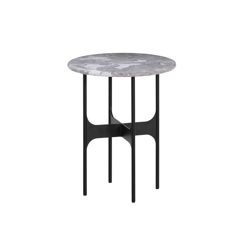 Table d'appoint guéridon FLOEMA Small Marbre Emperador gris WENDELBO