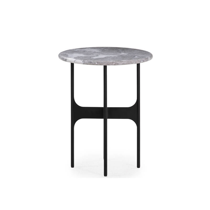 Table d'appoint guéridon FLOEMA Small Marbre Emperador gris WENDELBO