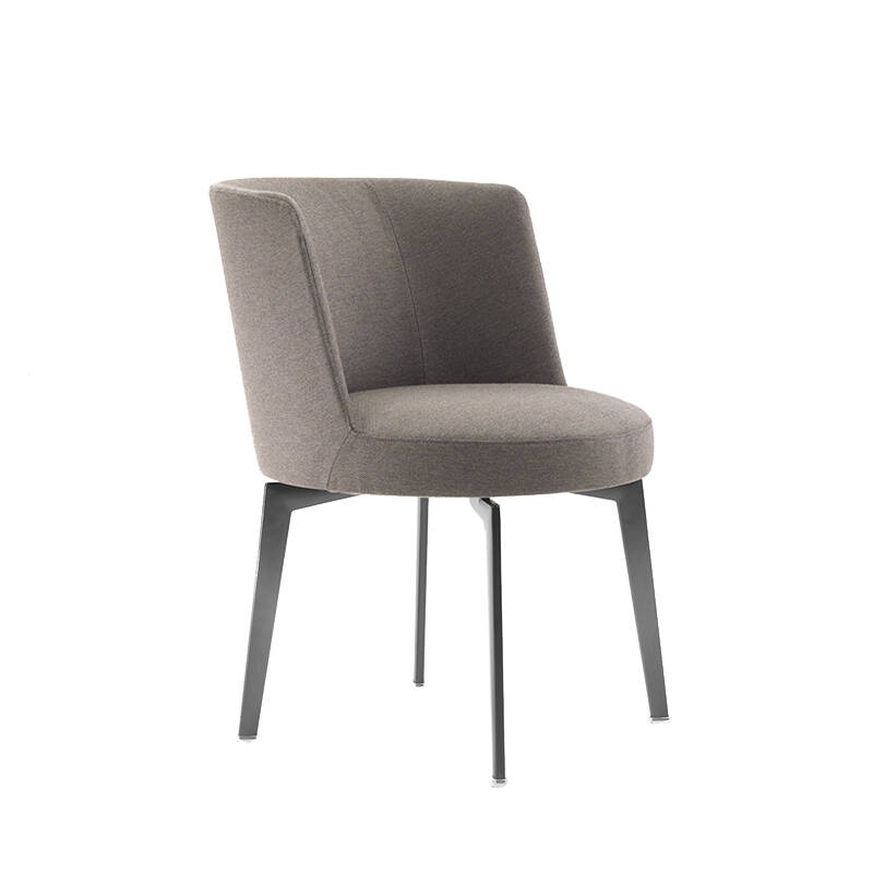 Chaise HERA avec accoudoirs dossier bas FLEXFORM