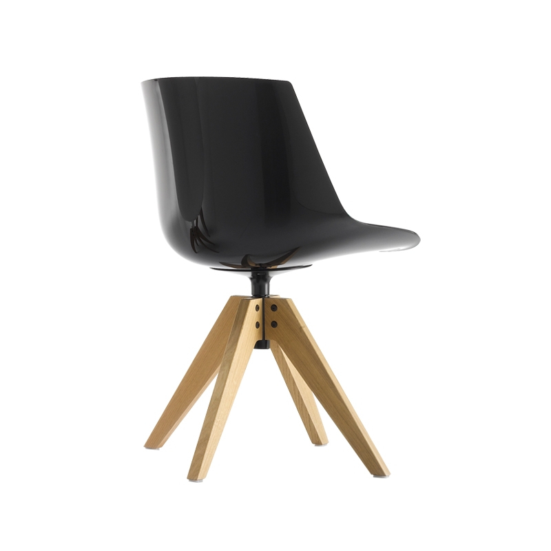 FLOW CHAIR pied VN bois Noir