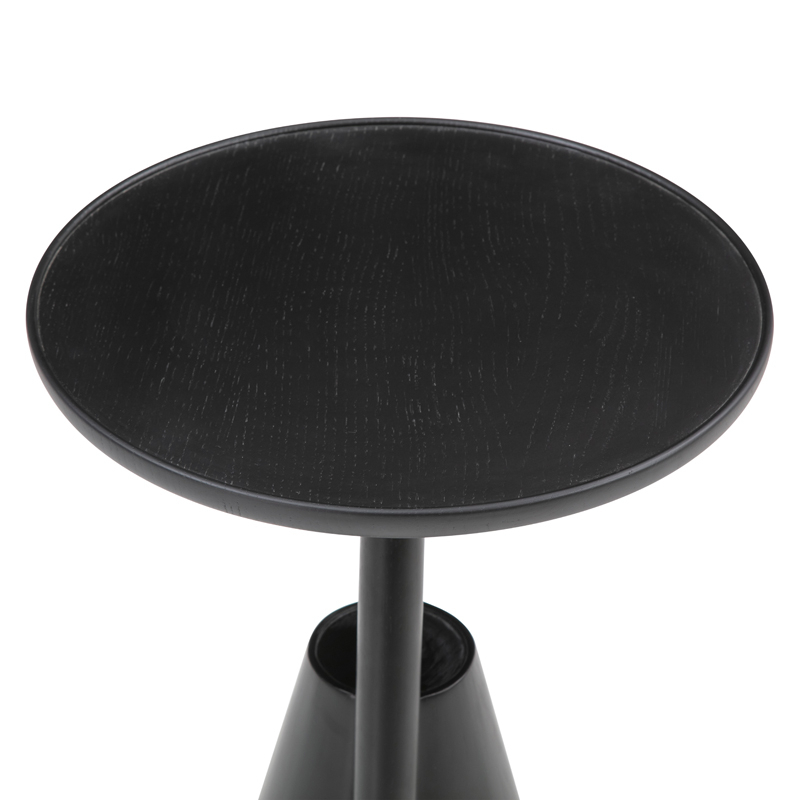 Table d'appoint guéridon MATE Chêne noir WENDELBO
