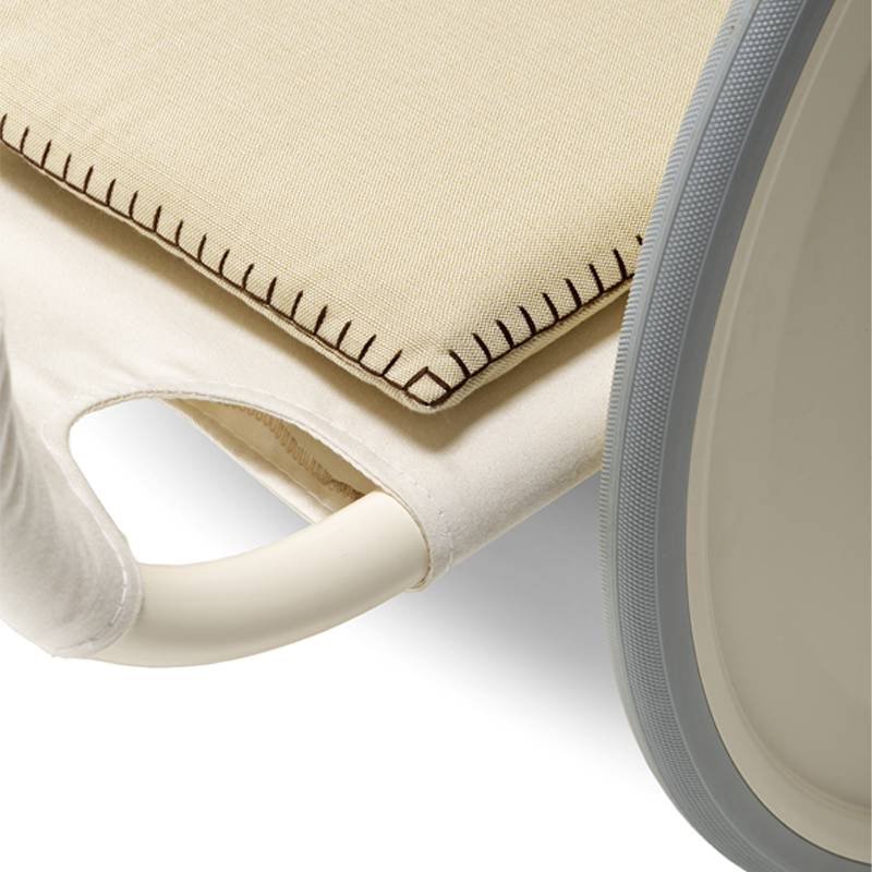 Bain de soleil, chaise longue et hamac Bain de soleil LOCUS SOLUS 1964 Beige RAL 1013 JACQUEMUS & EXTETA