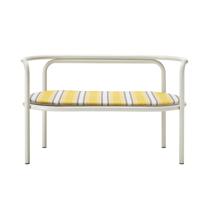 Canapé LOCUS SOLUS 1964 Rayures jaunes Como