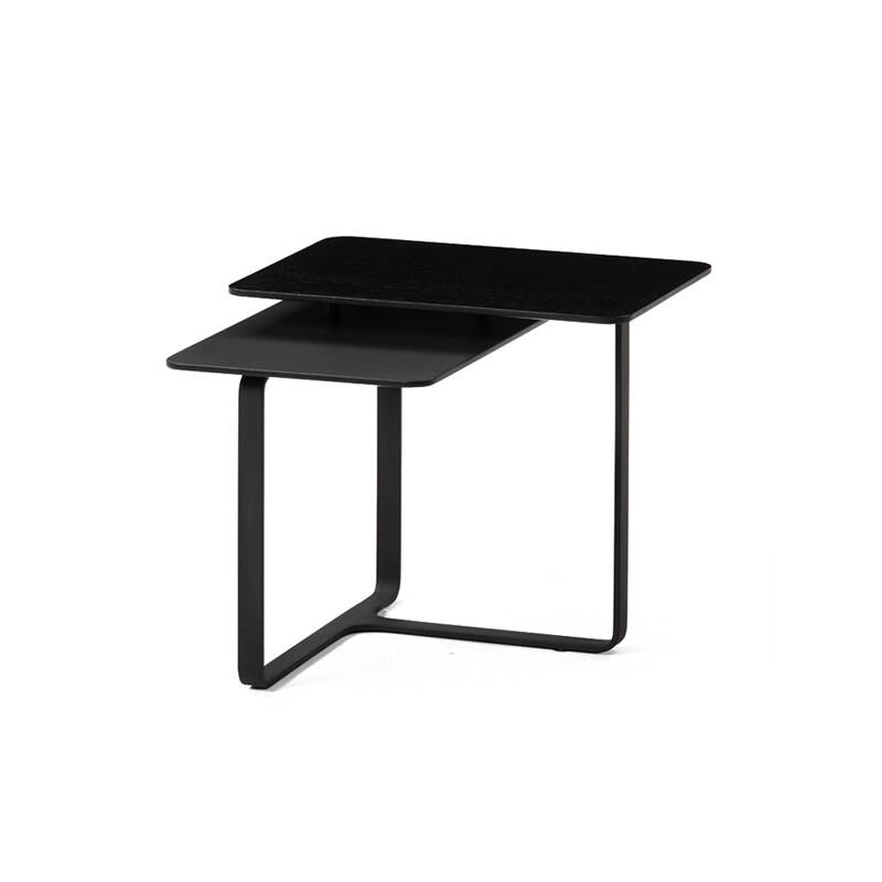 Table d'appoint guéridon ROOT Double Noir WENDELBO