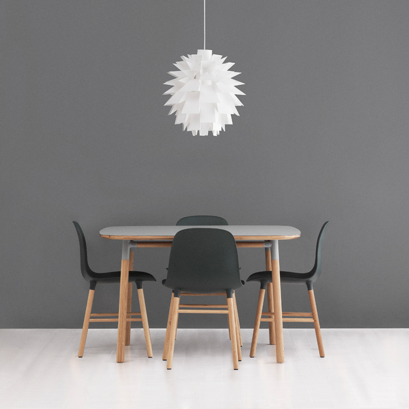Chaise FORM CHAIR Marron Normann Copenhagen