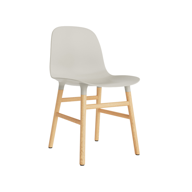 Chaise FORM CHAIR Gris chaud Normann Copenhagen