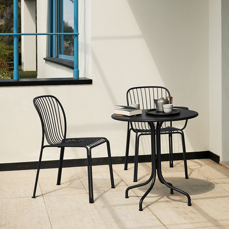 Table extérieur Table THORVALD SC96 Noir AND TRADITION