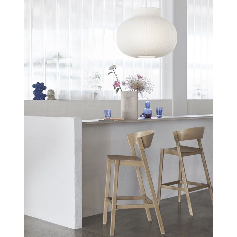 Tabouret haut COVER STOOL Noir MUUTO