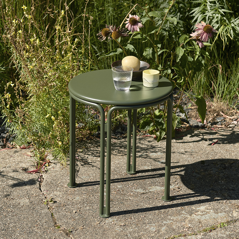 Table basse extérieur Table basse THORVALD SC102 Ivoire AND TRADITION