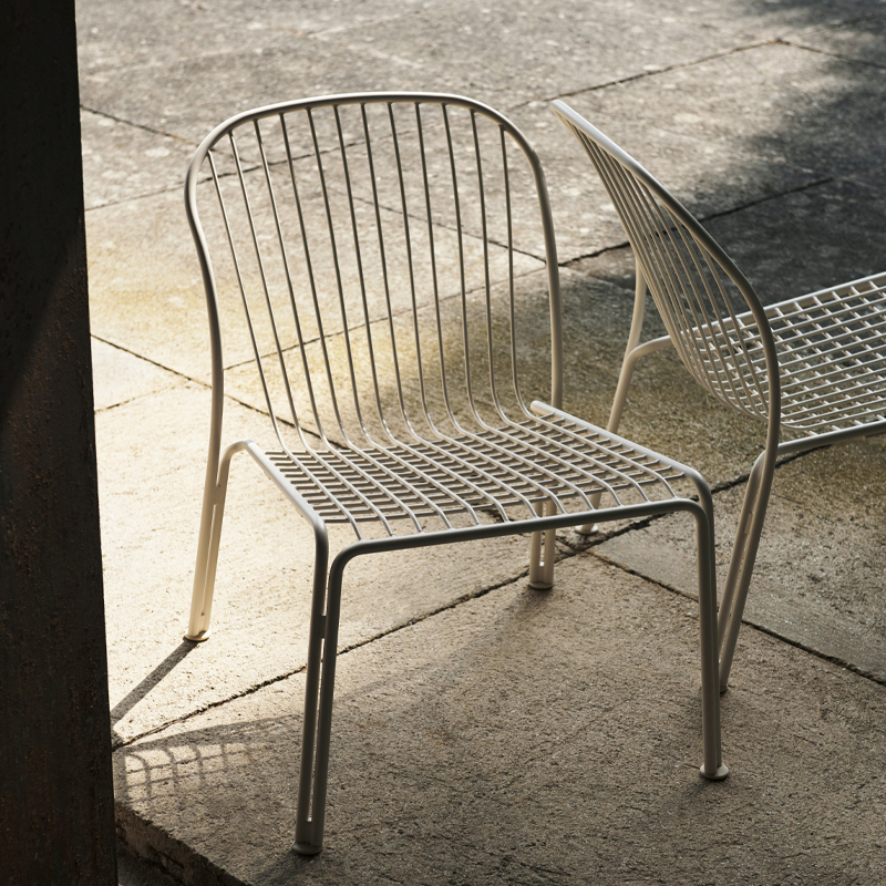 Fauteuil extérieur Fauteuil THORVALD SC100 Ivoire AND TRADITION